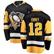 Bob Errey Pittsburgh Penguins Fanatics Branded Youth Breakaway Home Jersey - Black
