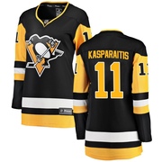 Darius Kasparaitis Pittsburgh Penguins Fanatics Branded Women's Breakaway Home Jersey - Black