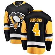 Dave Burrows Pittsburgh Penguins Fanatics Branded Men's Breakaway Home Jersey - Black