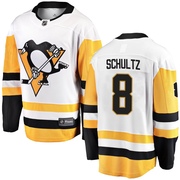 Dave Schultz Pittsburgh Penguins Fanatics Branded Men's Breakaway Away Jersey - White