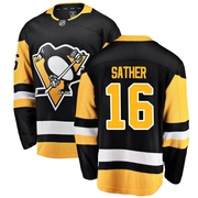 Glen Sather Pittsburgh Penguins Fanatics Branded Youth Breakaway Home Jersey - Black