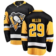 Greg Millen Pittsburgh Penguins Fanatics Branded Youth Breakaway Home Jersey - Black