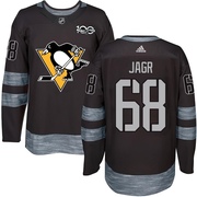 Jaromir Jagr Pittsburgh Penguins Men's Authentic 1917-2017 100th Anniversary Jersey - Black