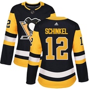 Ken Schinkel Pittsburgh Penguins Adidas Women's Authentic Home Jersey - Black