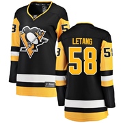 Kris Letang Pittsburgh Penguins Fanatics Branded Women's Breakaway Home Jersey - Black