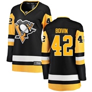 Leo Boivin Pittsburgh Penguins Fanatics Branded Women's Breakaway Home Jersey - Black
