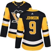 Mark Johnson Pittsburgh Penguins Adidas Women's Authentic Home Jersey - Black