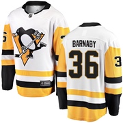 Matthew Barnaby Pittsburgh Penguins Fanatics Branded Youth Breakaway Away Jersey - White