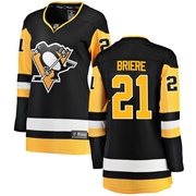 Michel Briere Pittsburgh Penguins Fanatics Branded Women's Breakaway Home Jersey - Black