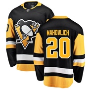 Peter Mahovlich Pittsburgh Penguins Fanatics Branded Men's Breakaway Home Jersey - Black