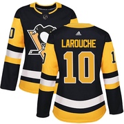 Pierre Larouche Pittsburgh Penguins Adidas Women's Authentic Home Jersey - Black