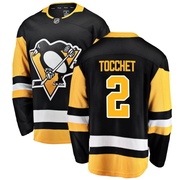 Rick Tocchet Pittsburgh Penguins Fanatics Branded Men's Breakaway Home Jersey - Black
