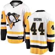 Rob Brown Pittsburgh Penguins Fanatics Branded Youth Breakaway Away Jersey - White