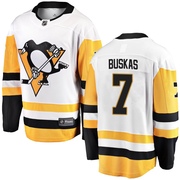 Rod Buskas Pittsburgh Penguins Fanatics Branded Men's Breakaway Away Jersey - White