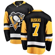 Rod Buskas Pittsburgh Penguins Fanatics Branded Men's Breakaway Home Jersey - Black