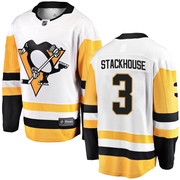 Ron Stackhouse Pittsburgh Penguins Fanatics Branded Youth Breakaway Away Jersey - White
