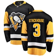 Ron Stackhouse Pittsburgh Penguins Fanatics Branded Youth Breakaway Home Jersey - Black
