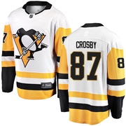 Sidney Crosby Pittsburgh Penguins Fanatics Branded Men's Breakaway Away Jersey - White