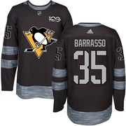 Tom Barrasso Pittsburgh Penguins Men's Authentic 1917-2017 100th Anniversary Jersey - Black