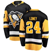 Troy Loney Pittsburgh Penguins Fanatics Branded Youth Breakaway Home Jersey - Black