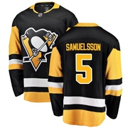 Ulf Samuelsson Pittsburgh Penguins Fanatics Branded Men's Breakaway Home Jersey - Black